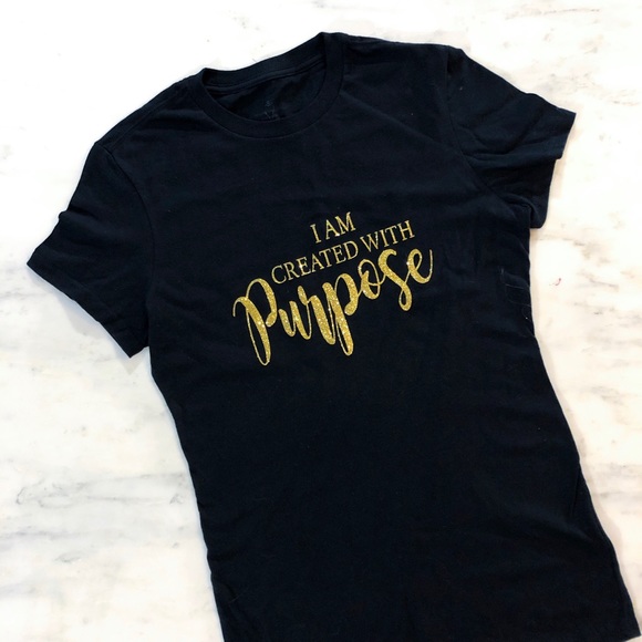 I am Created with Purpose Christian T Shirt - Picture 4 of 10